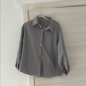 Black and White Checkered Shirt